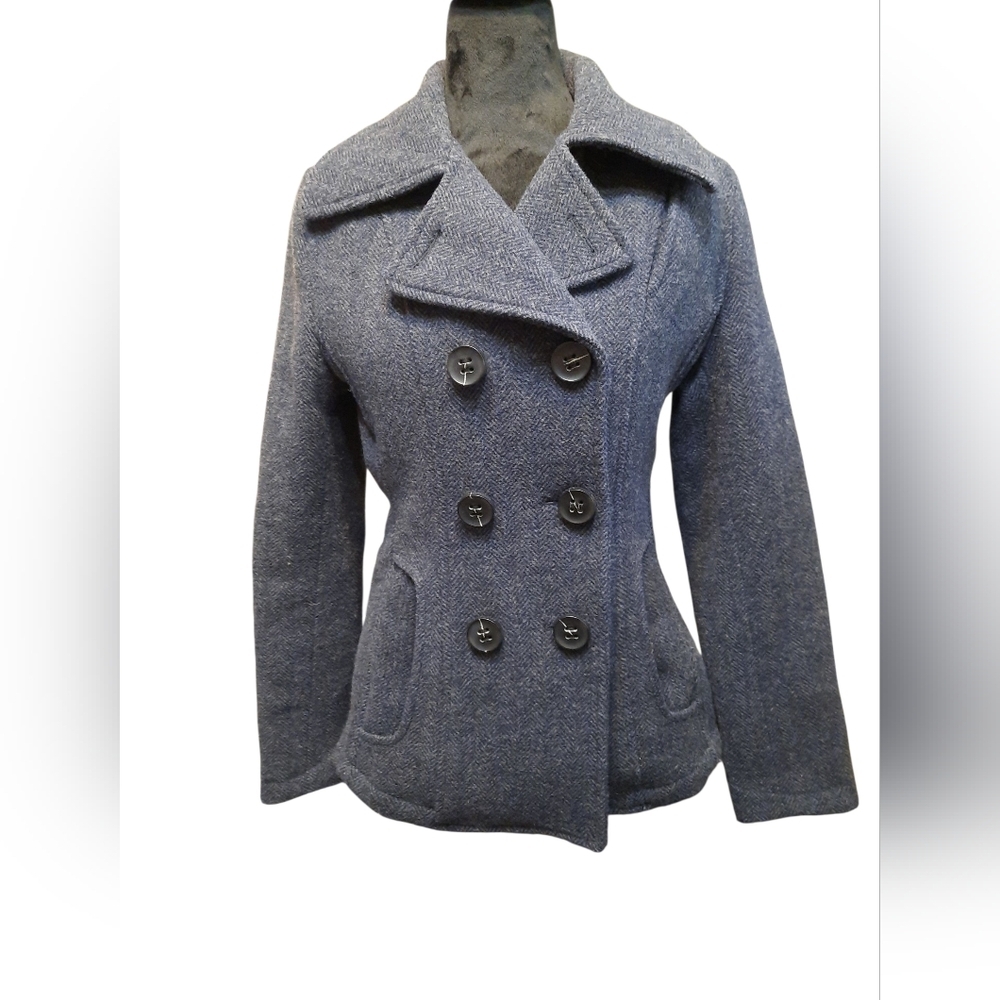 I.Spiewak & Sons Coat Med Women's Gray Peacoat Nyc